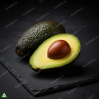 Avocado - Whole + Halved Dark Moody
