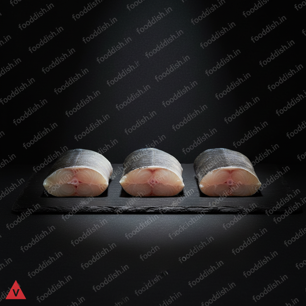 Black Cod Cut Pieces Row