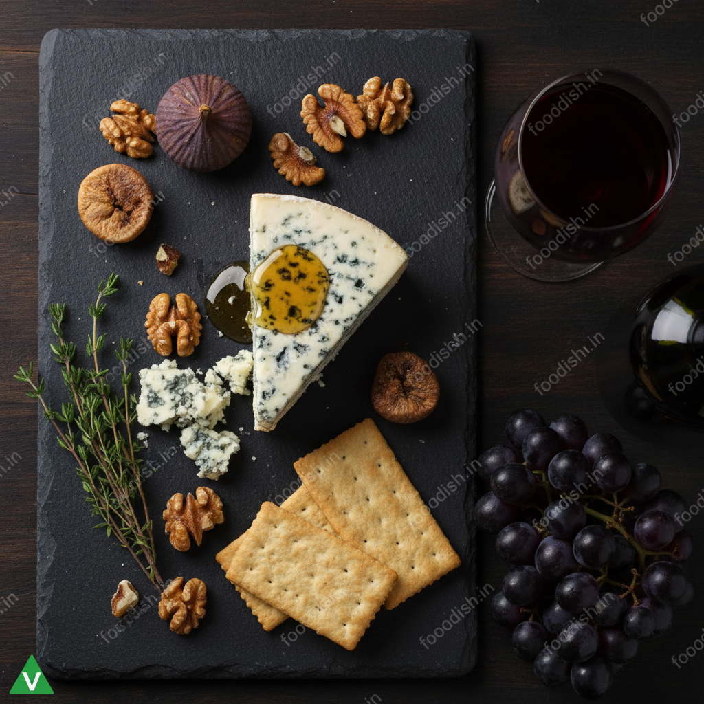 Blue Cheese Flat-lay