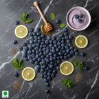 Blueberry Flat-lay