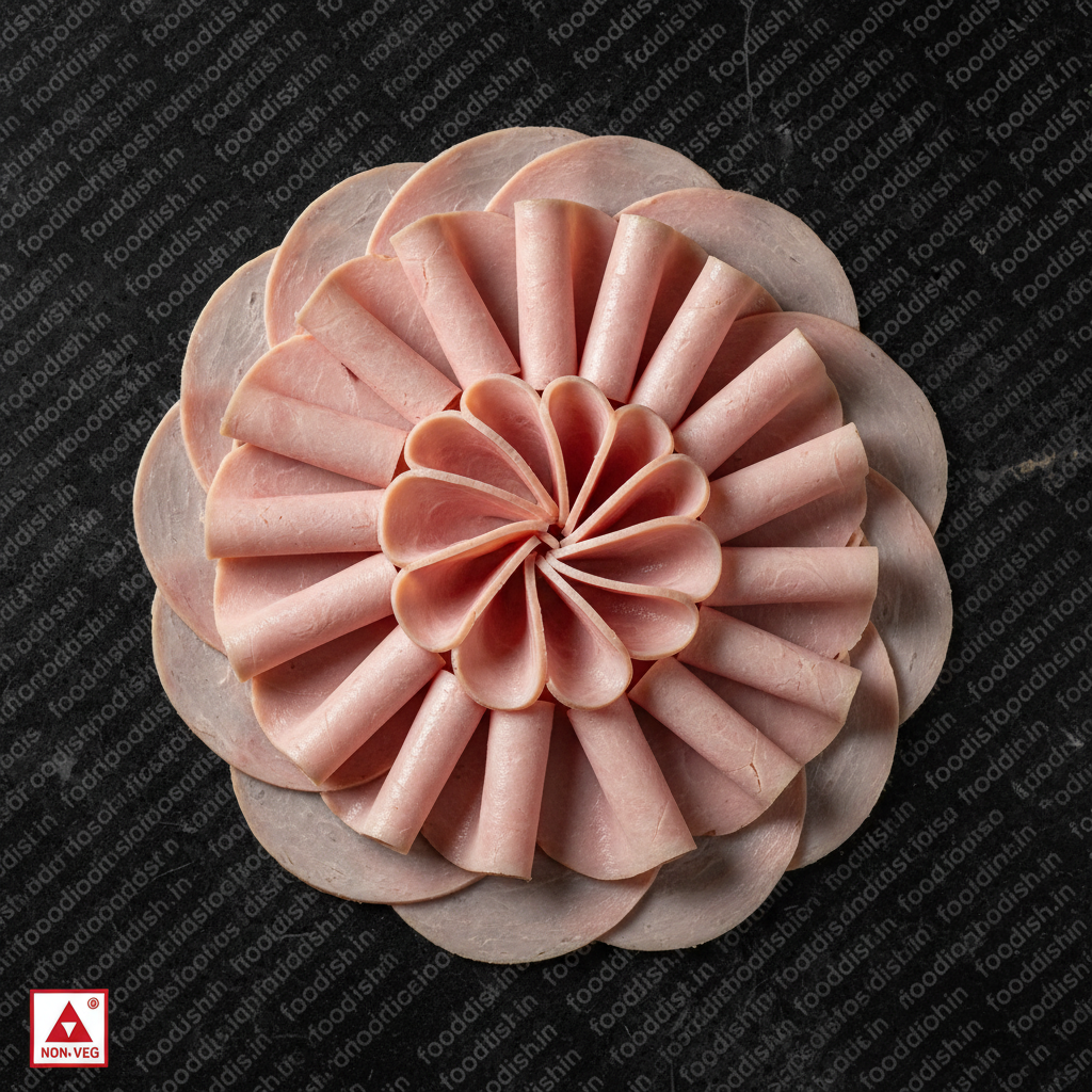 Chicken Ham Flatlay