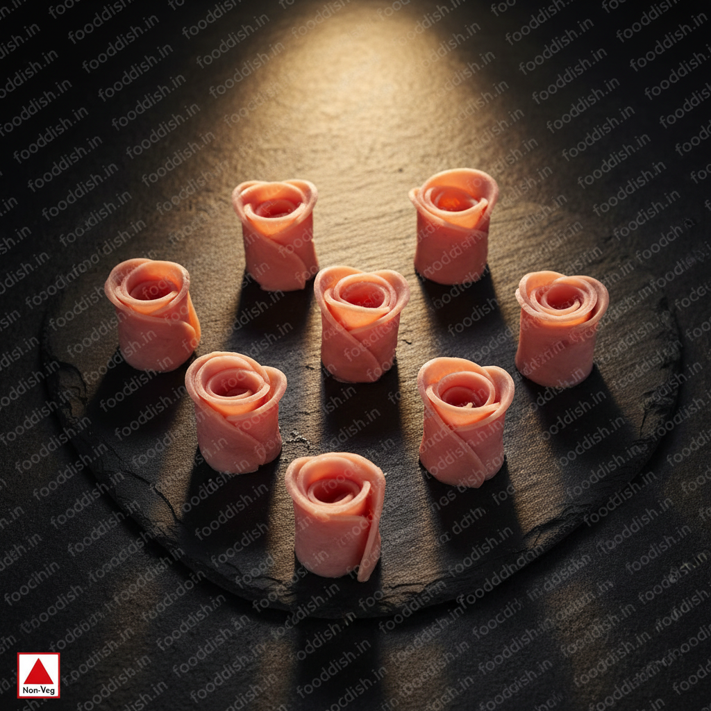 Chicken Ham Roses