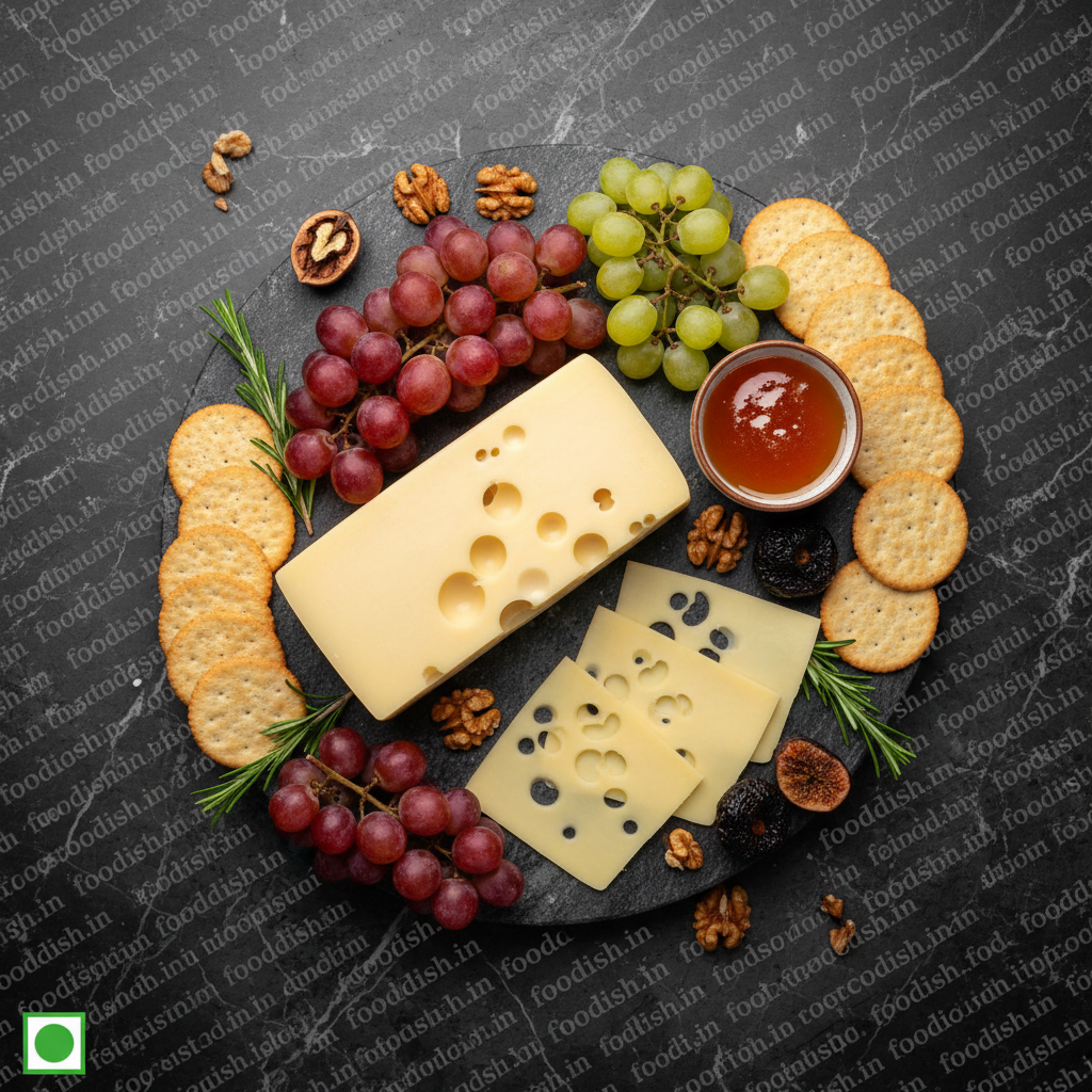 Emmental Block Flatlay