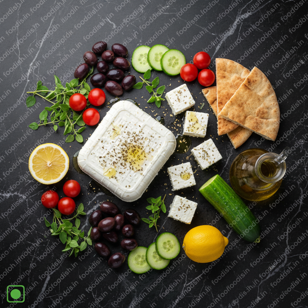 Feta Flatlay