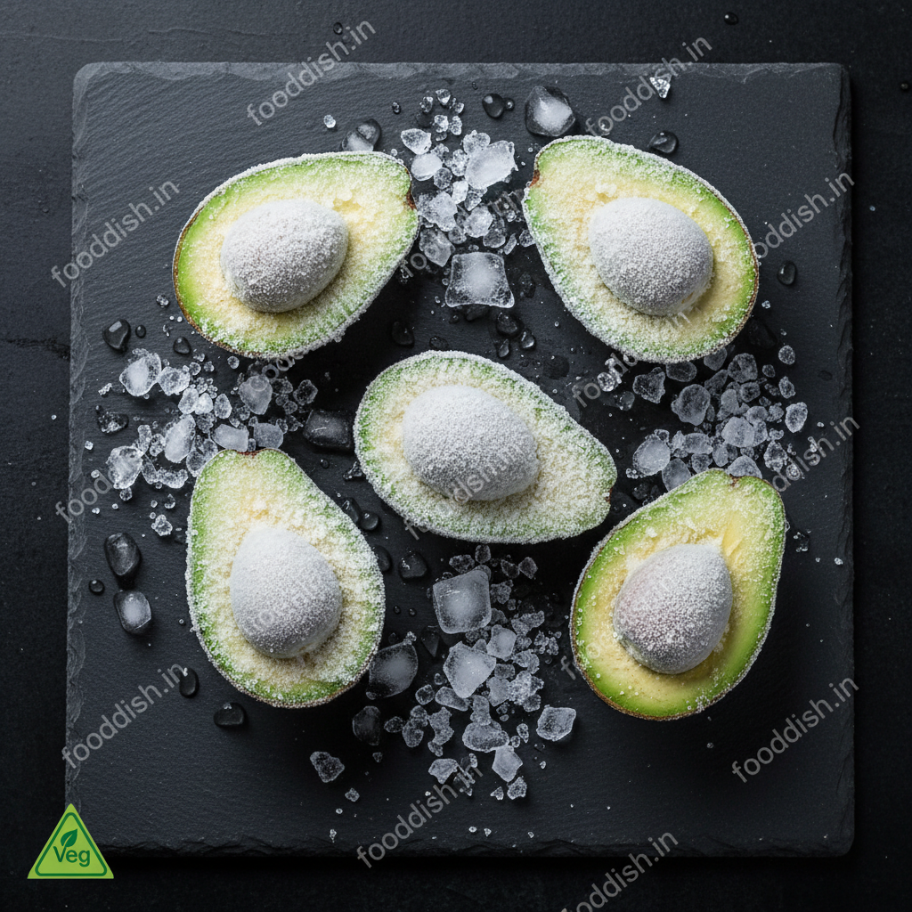 Frozen Avocado Flat-lay