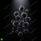 Frozen Blackberries Dark