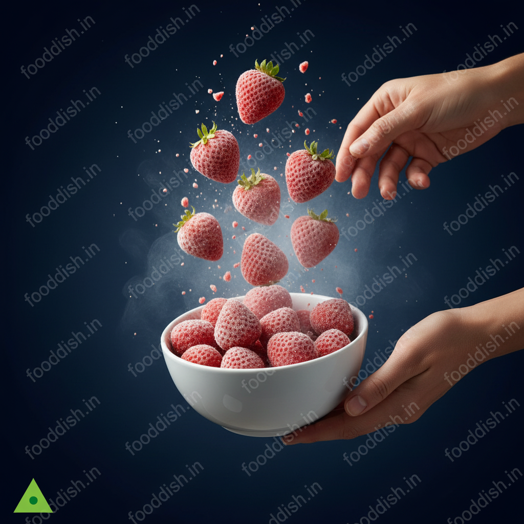 Frozen Strawberries Action