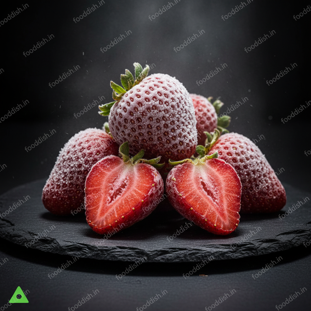 Frozen Strawberries Hero