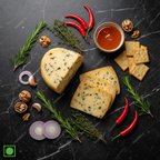 Gouda Herbs Flatlay
