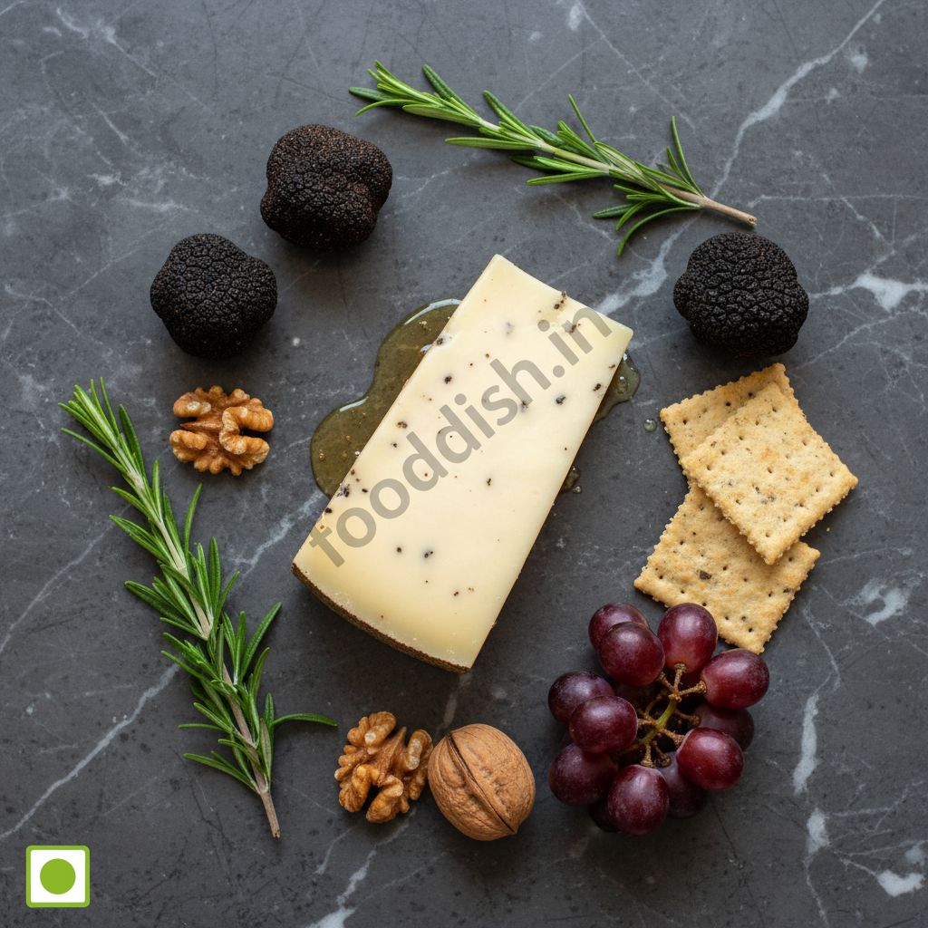 Gouda Truffle Flatlay