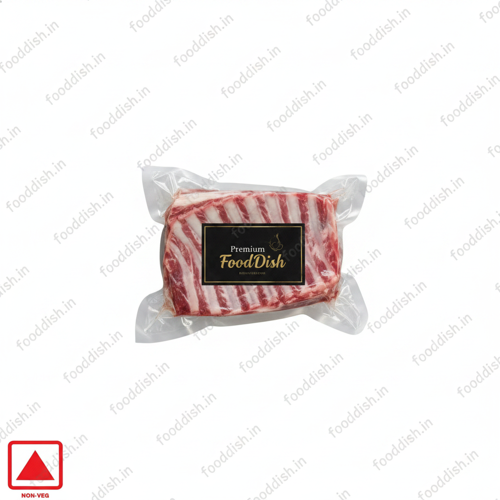 Lamb Rack Cap Off Vacuum Pack