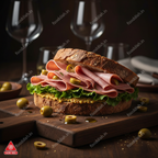Mortadella Sandwich
