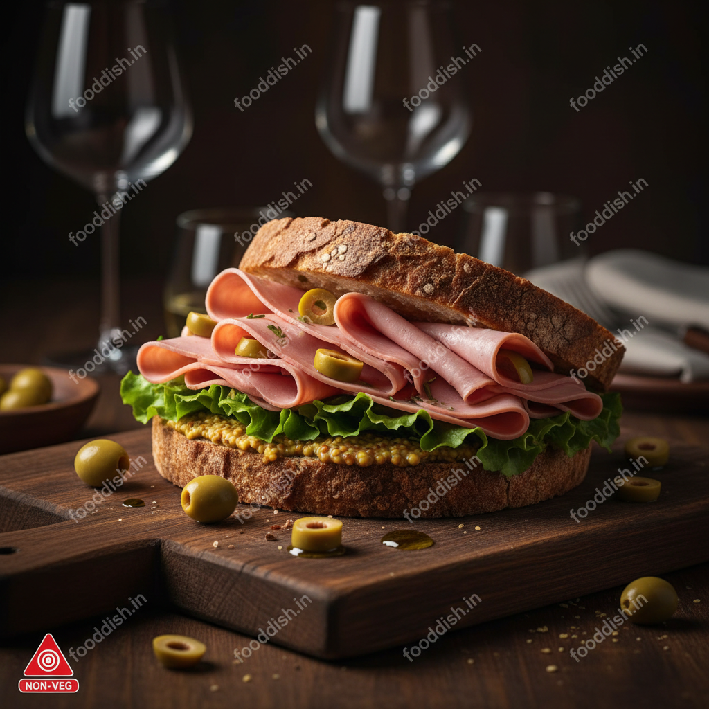Mortadella Sandwich