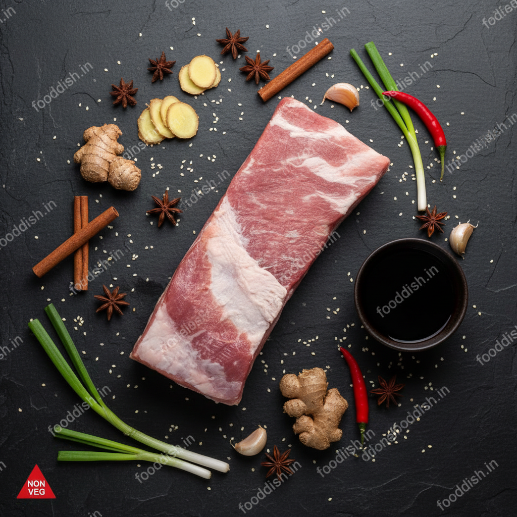 Pork Belly SkinOff - Asian Flat Lay