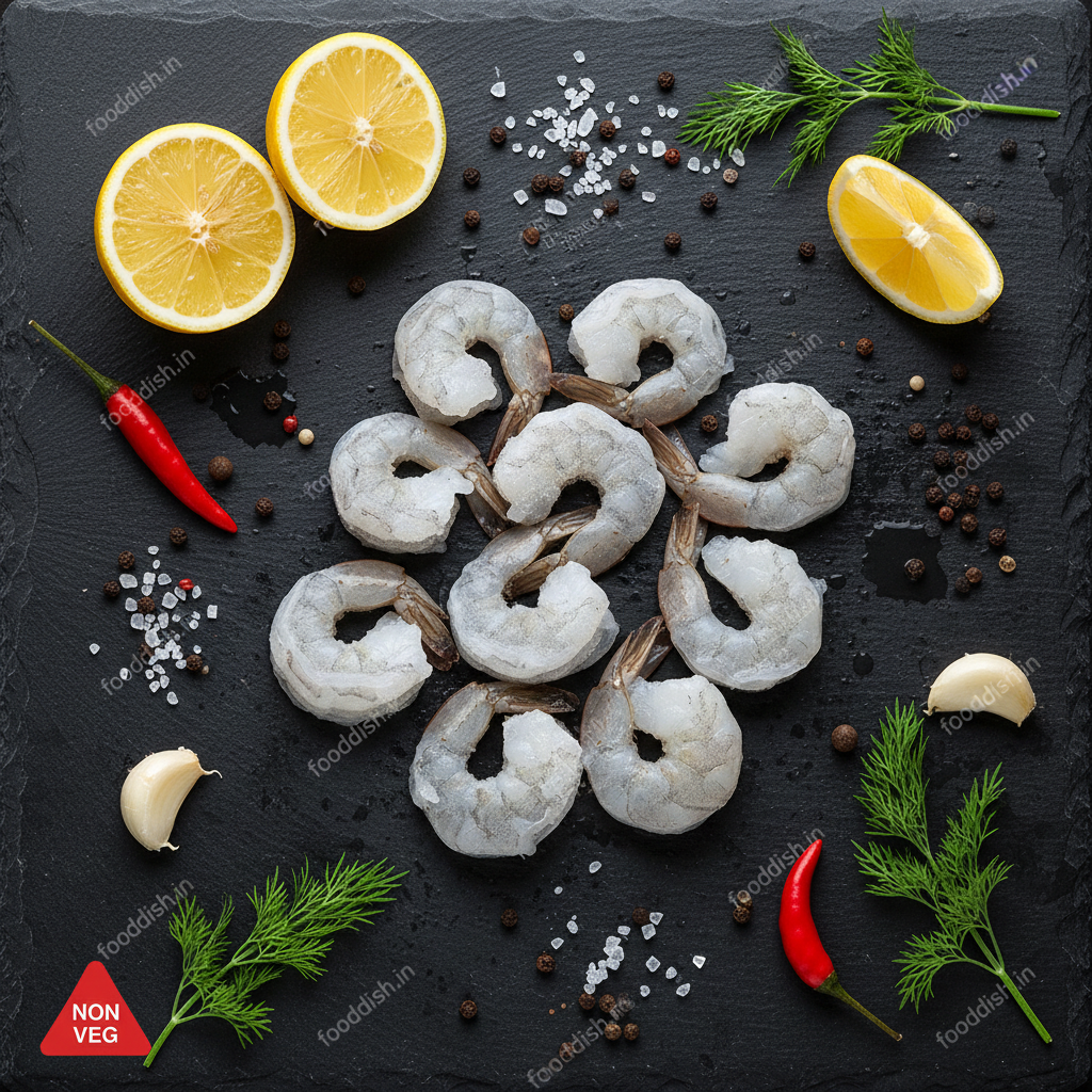 Prawns 21/25 - Flat Lay