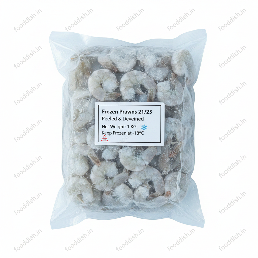 Prawns 21/25 - Packaging