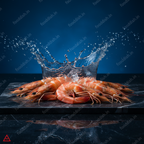 Prawns Water Splash