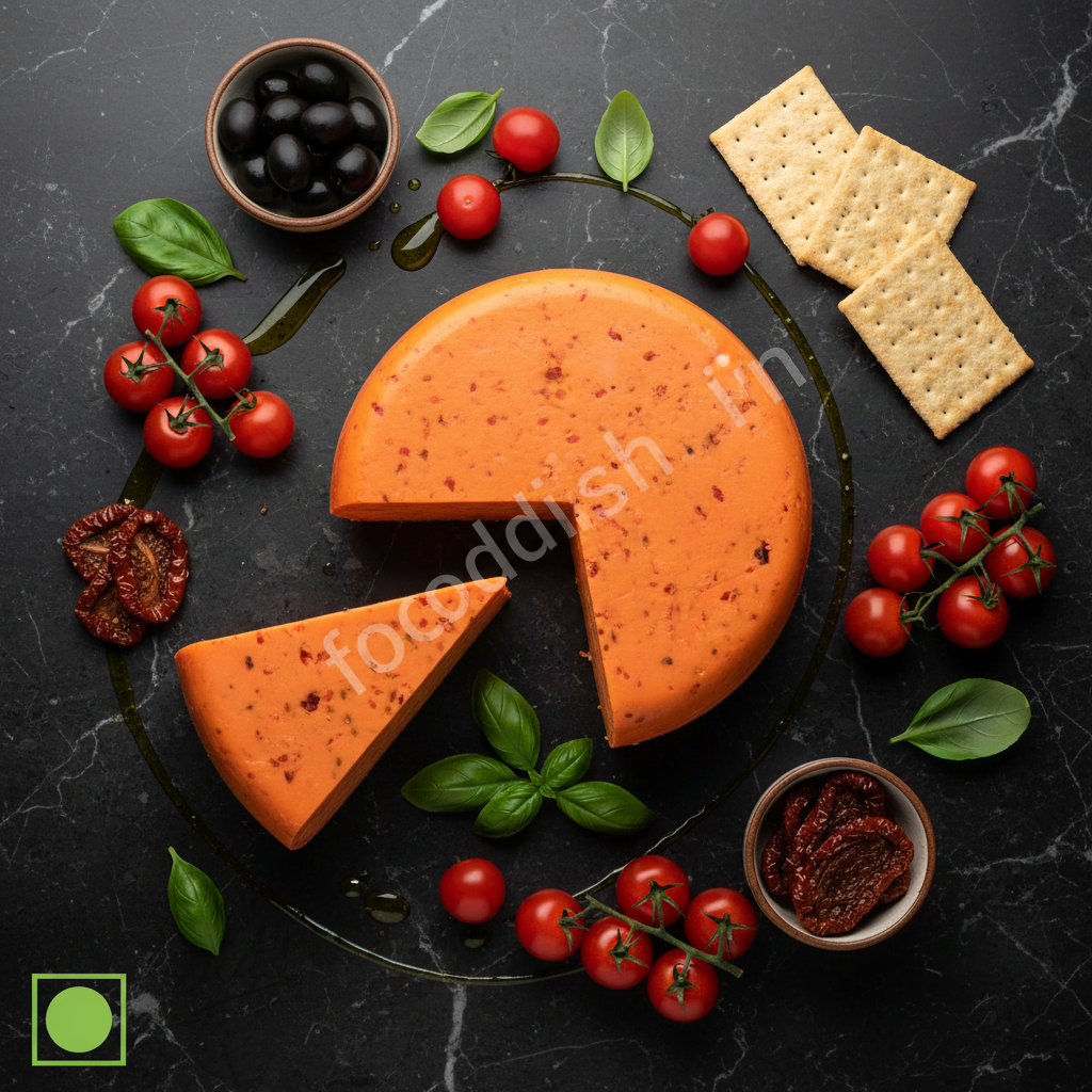 Red Pesto Flatlay