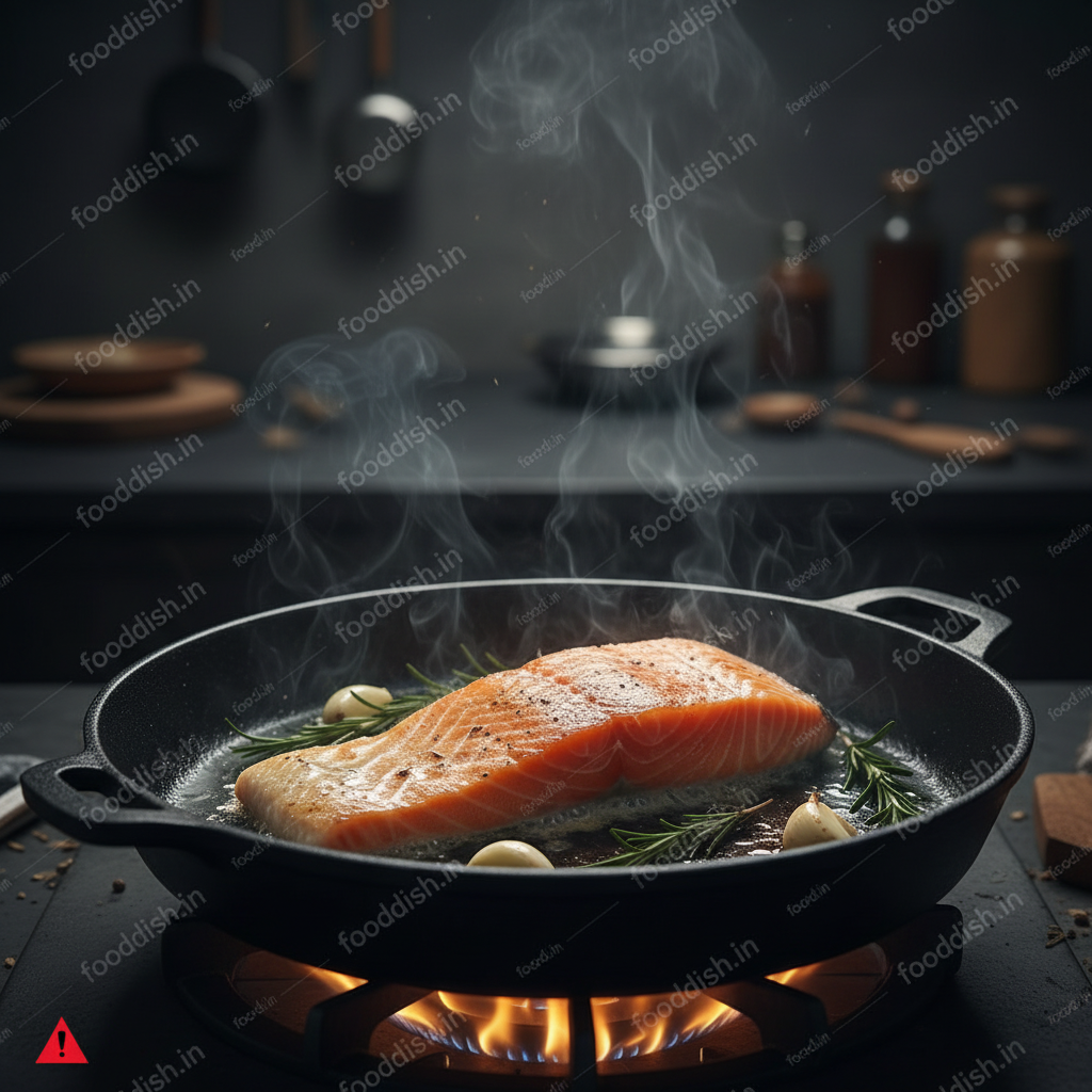 Salmon - Cooking Shot