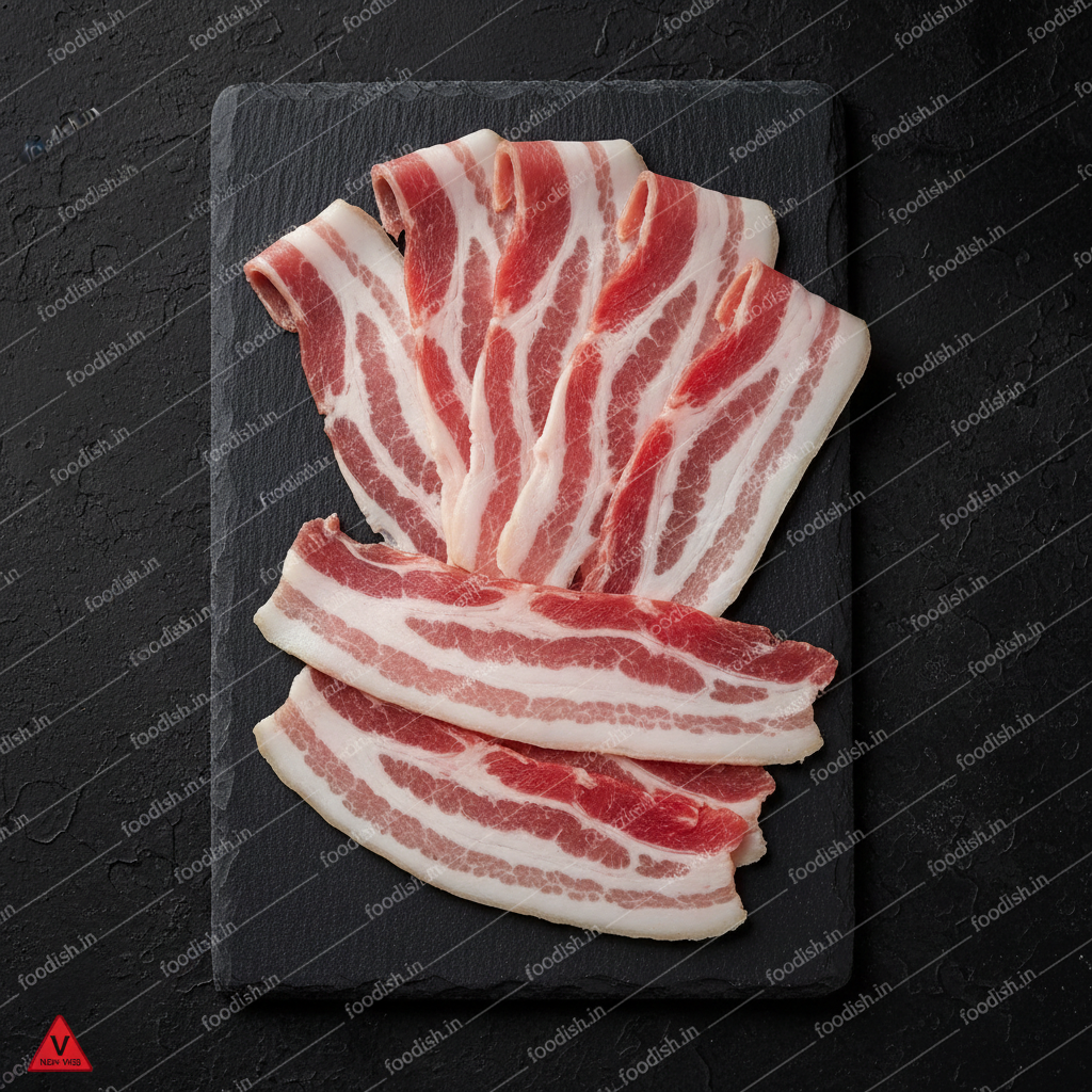 Sliced Bacon Flat-lay