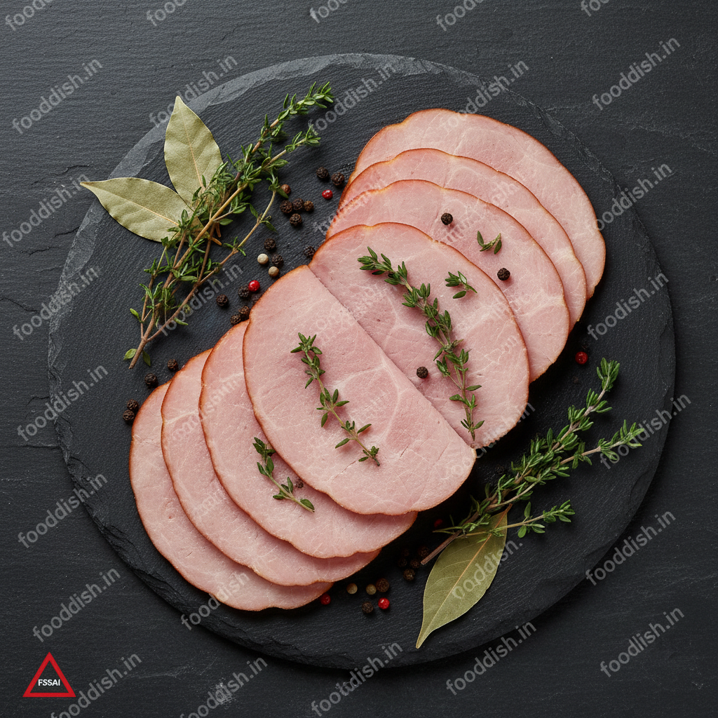 Smoked Ham - Flat Lay