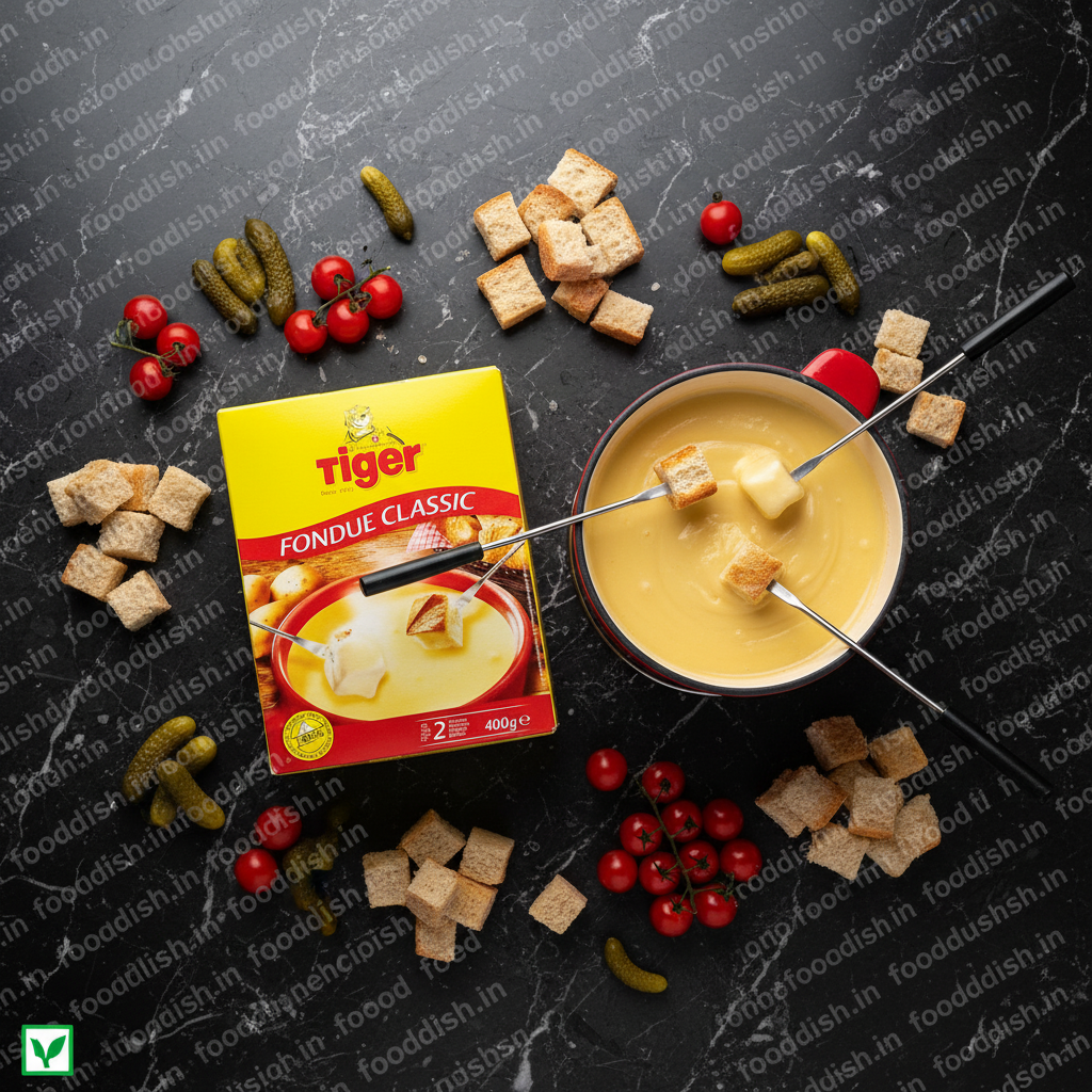 Tiger Fondue Flatlay